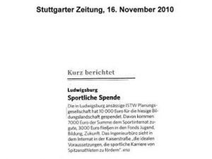 Ludwigsburg – Sportliche Spende